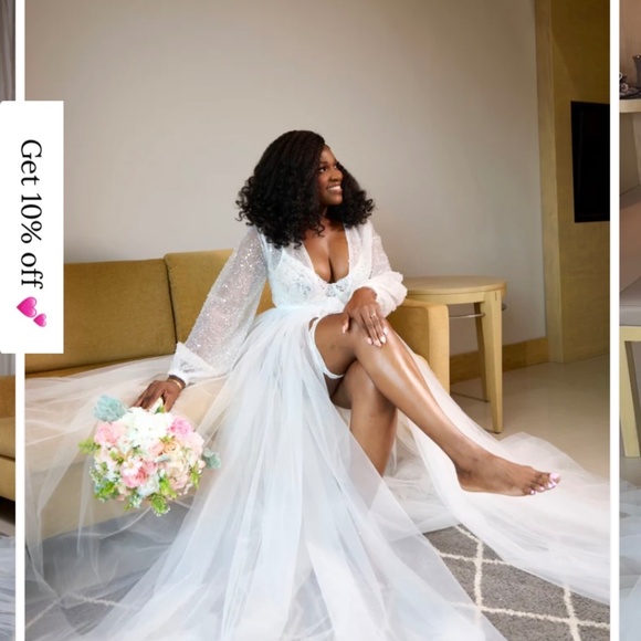 Bridal Robe - Picture 3 of 4